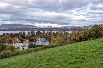 Panorama depuis le point de vue de Chamb&eacute;sy