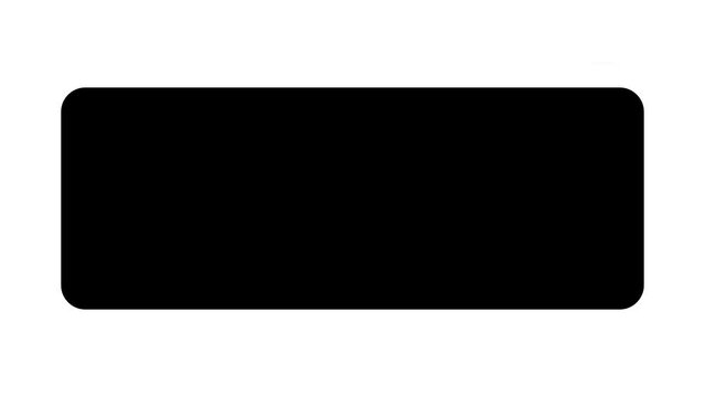 keyboard computer line icon animation