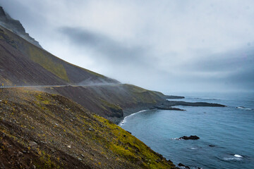 Landscape of the East Fjords (Iceland)