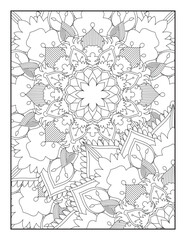 Mandala Coloring Pages, Floral Mandala Coloring Page, Flower Mandala Coloring Pages,