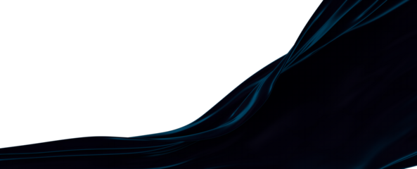 fabric abstract blue wave background, night simple and elegant 3d render wallpaper