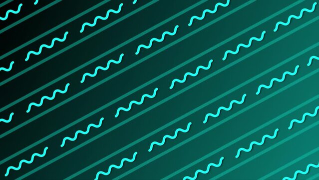 light blue color parallel squiggly line pattern background