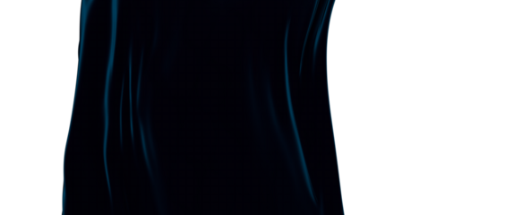 fabric abstract blue wave background, night simple and elegant 3d render wallpaper