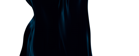 blue wave abstract background 3d rendering flat design style