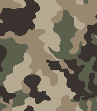 
Camouflage texture vector background, military pattern, army uniform. Disguise