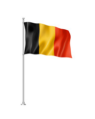 Belgian Flag Isolated White