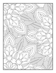 Floral Mandala Coloring Page, Flower Mandala Coloring Page for Adults, mandala flower coloring pages.