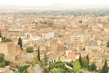 Fototapeta premium Panorama of Spanish Granada
