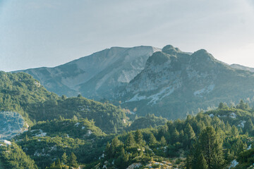 Obraz premium mountains and clouds