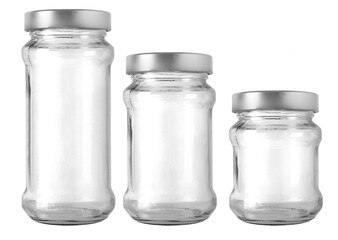 empty glass jars for food