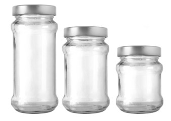 empty glass jars for food