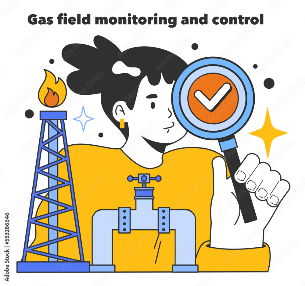 Poster monitoring and control in the development of gas fields. reglamentation