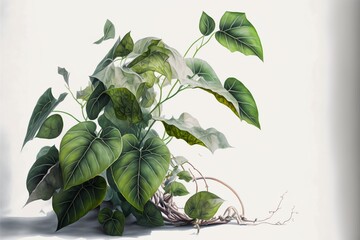 Ivy plant Generative AI artwork