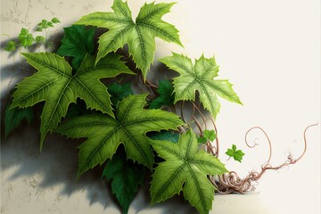 Ivy plant Generative AI artwork