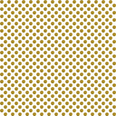 Bitcoin golden coins scattered seamless texture pattern isolated on white background. Crypto web 3 metaverse. Digital gold BTC treasure blockchain wallpapers.