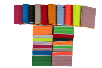 Different colors of elastic band for sewing clothes  and auxiliary material for textile