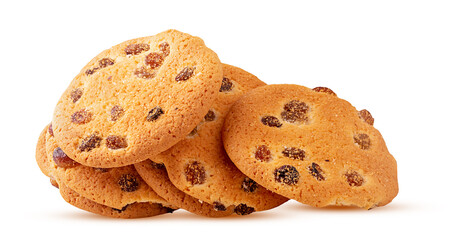 Five raisin cookies