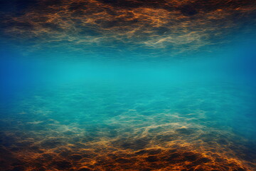 Obraz na płótnie Canvas Abstract background picture of blue ocean, generative ai