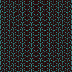  Hexagonal Maze pattern abstract illustration