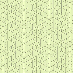  Hexagonal Maze pattern abstract illustration