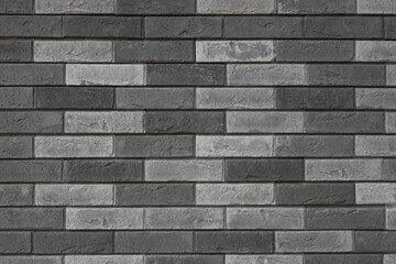 Modern brick wall (monochrome photo).