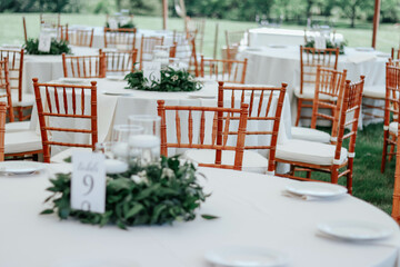 WEDDING RECEPTION TABLES