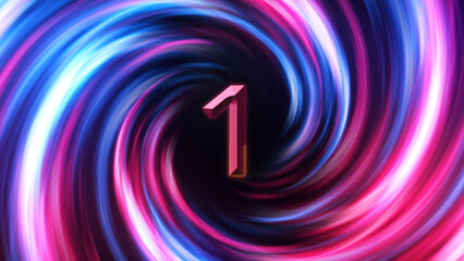 3D Digital Galaxy background, red and blue waves. Abstract Wave Background. Red Blue Tunnel. Space Motion, Swirl. 3D Digital Galaxy. 3D Digital Galaxy. Countdown 3 2 1