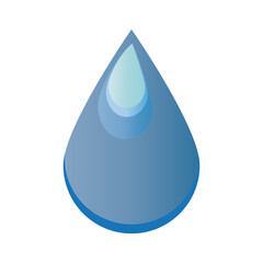 water drops icon logo vector design template