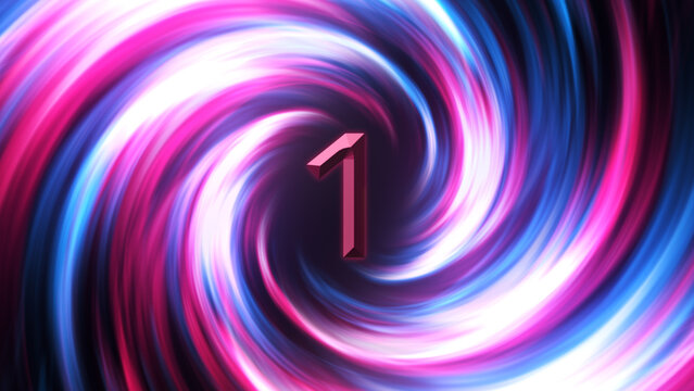 3D Digital Galaxy background, red and blue waves. Abstract Wave Background. Red Blue Tunnel. Space Motion, Swirl. 3D Digital Galaxy. 3D Digital Galaxy. Countdown 3 2 1