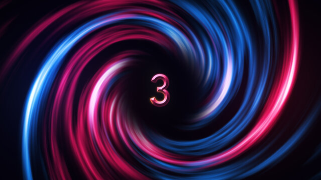 3D Digital Galaxy background, red and blue waves. Abstract Wave Background. Red Blue Tunnel. Space Motion, Swirl. 3D Digital Galaxy. 3D Digital Galaxy. Countdown 3 2 1