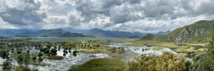 view of the mountains in autumn