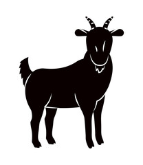 goat silhouette icon