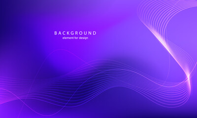 Abstract background. Wave element for design. Digital frequency track equalizer. Stylized line art. Colorful shiny wave with lines created using blend tool. Curved wavy line smooth stripe. Vector.