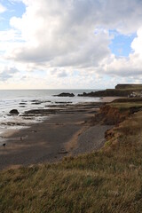 Rainy weather over Bude in Cornwall, England Great Britain