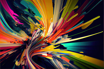 beautiful abstract colorful background as header wallpaper