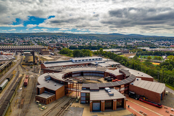 train station turntable