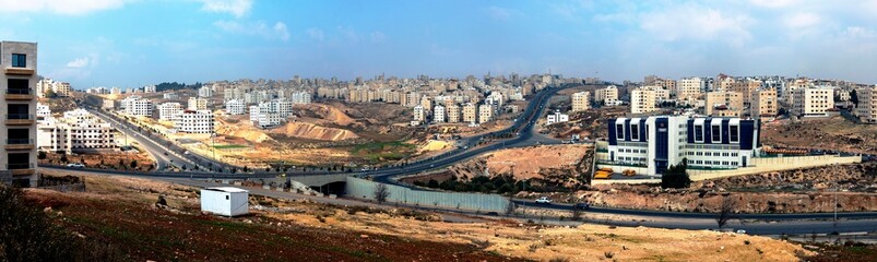 Fototapeta na wymiar منطقة ابو نصير- عمان - الاردن- Amman-abu naseer area- Jordan 
