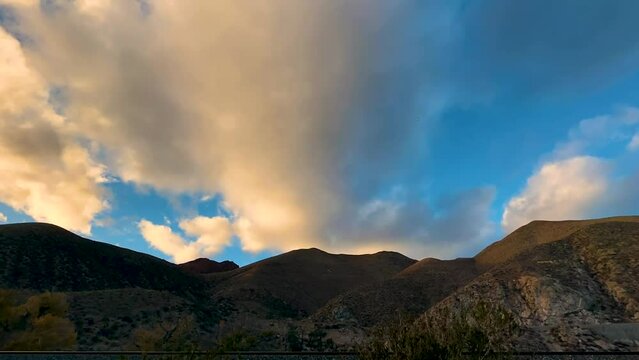 Clouds San Gabriel Mountain California