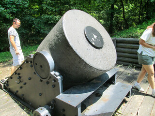Petersburg National Battlefield is a National Park Service unit preserving sites related to the American Civil War Siege of Petersburg Looking at the Dictator Mortar