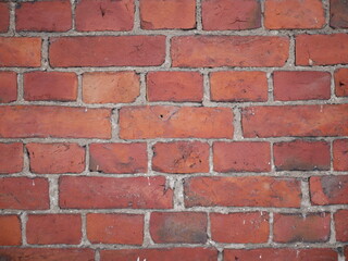 red brick wall