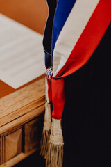 L'&eacute;charpe tricolore du maire