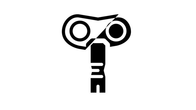 watch key line icon animation