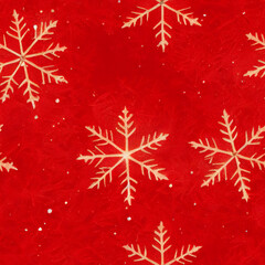Seamless Snowflakes Christmas Patterns 