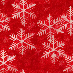 Seamless Snowflakes Christmas Patterns 