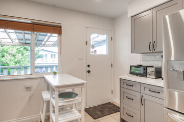 Kitchen Interior Design with a breakfast nook