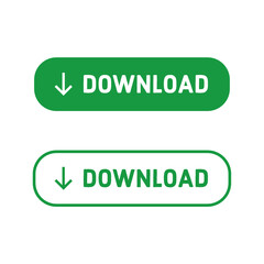 Download Button Icons set Transparent Png