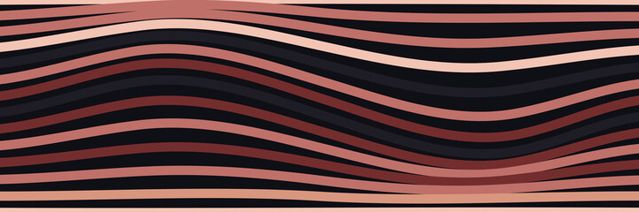 Simple retro pattern design in abstract style with colorful lines. Vector illustration.