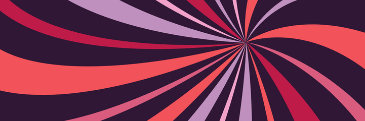 Simple abstract 1970's background design in futuristic retro style with colorful lines. Vector illustration.