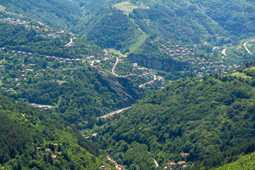 Naklejka premium Iskar River Gorge at Stara Planina Mountain, Bulgaria