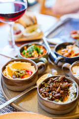 Mixed turkish appetizers